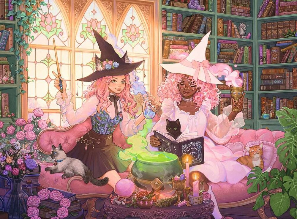 Ravensburger Puzzle 200pc - Enchanting Library