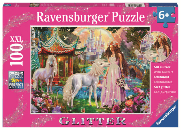 Ravensburger Puzzle 100pc XXL - Princess With Unicorn