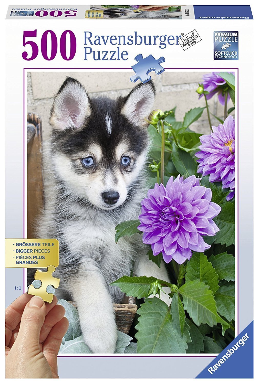 Ravensburger Puzzle 500pc - Cute Husky