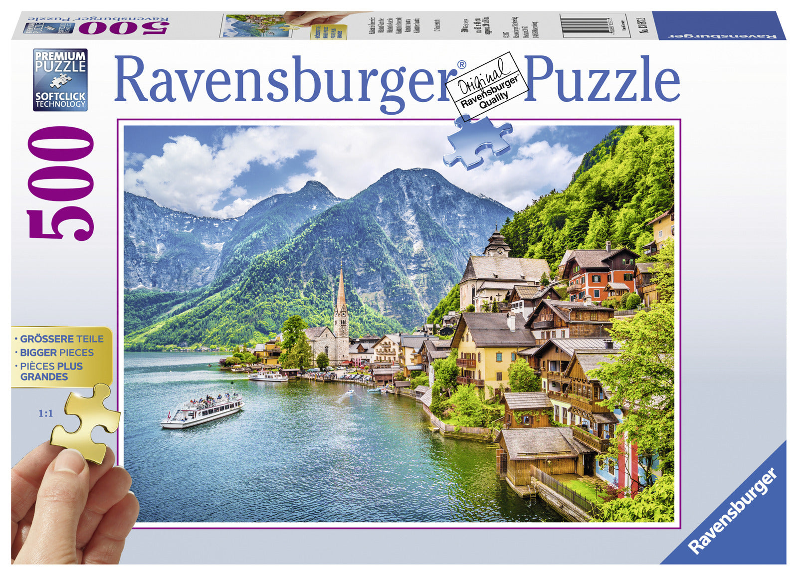 Ravensburger Puzzle 500pc - Hallstatt in Austria