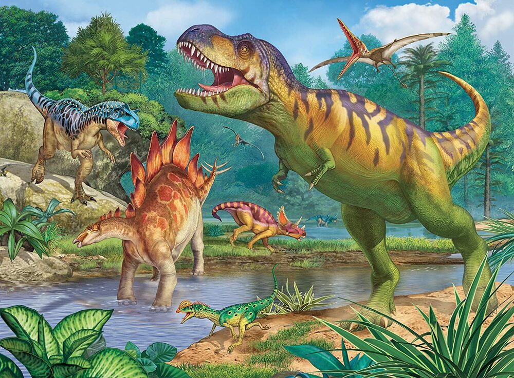 Ravensburger Puzzle 100pc XXL - World of Dinosaurs