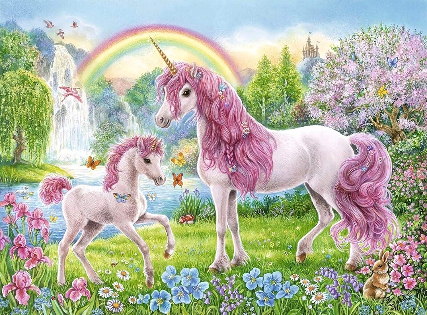 Ravensburger Puzzle 100pc XXL - Magical Unicorns