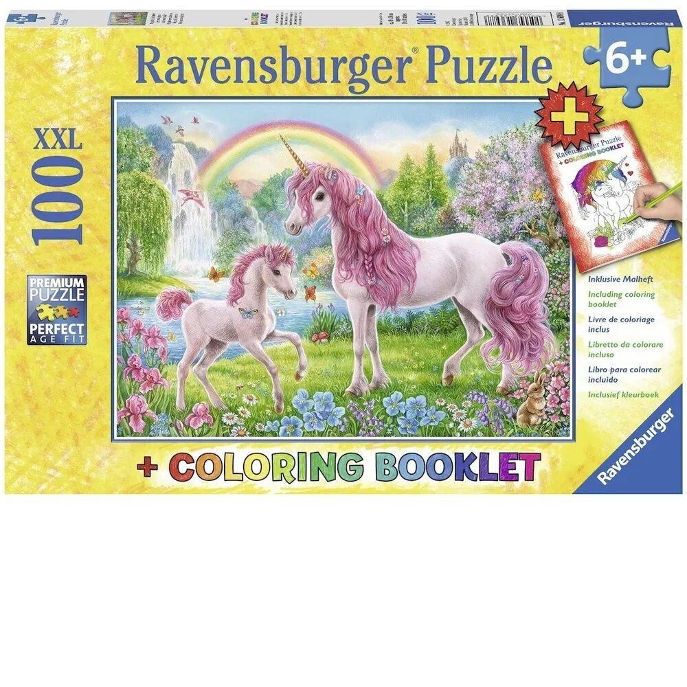 Ravensburger Puzzle 100pc XXL - Magical Unicorns
