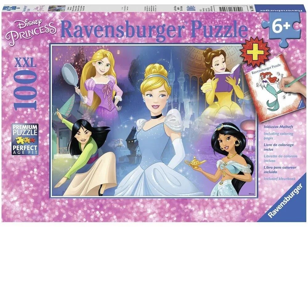 Ravensburger Puzzle 100pc XXL - Disney Charming Princesses