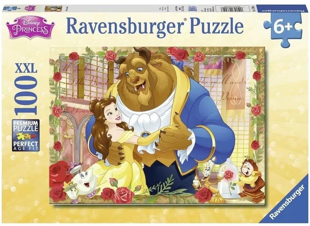 Ravensburger Puzzle 100pc XXL - Disney Beauty And The Beast - Belle & Beast
