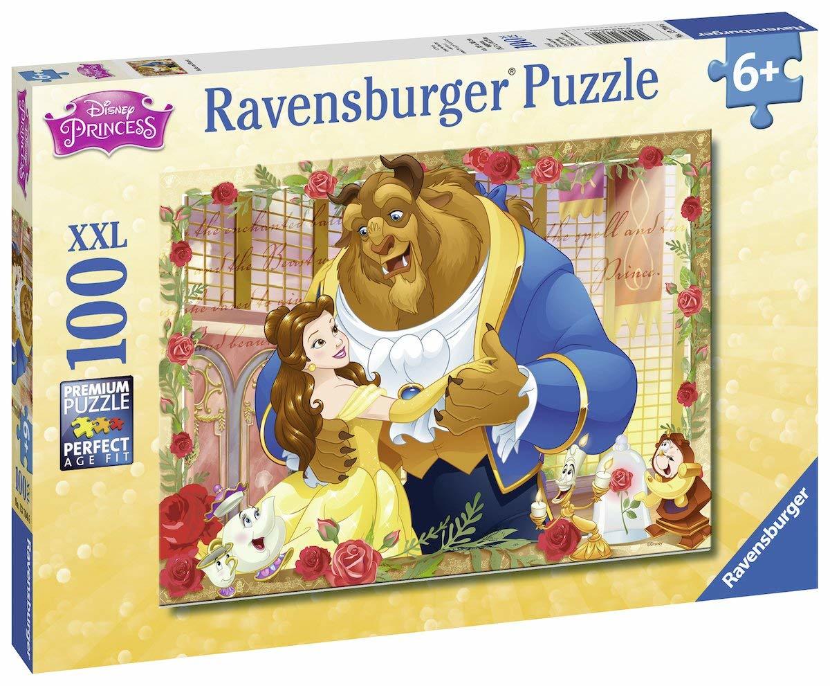 Ravensburger Puzzle 100pc XXL - Disney Beauty And The Beast - Belle & Beast