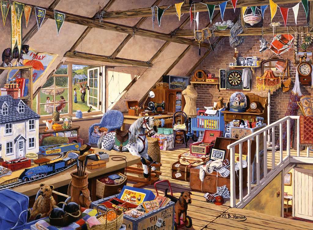 Ravensburger Puzzle 500pc - Grandmas Attic