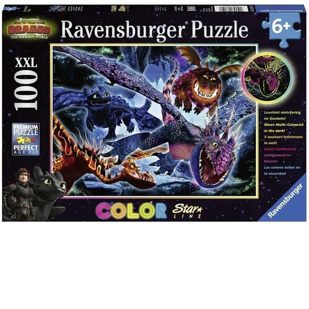Ravensburger Puzzle 100pc XXL - How To Train Your Dragon 3