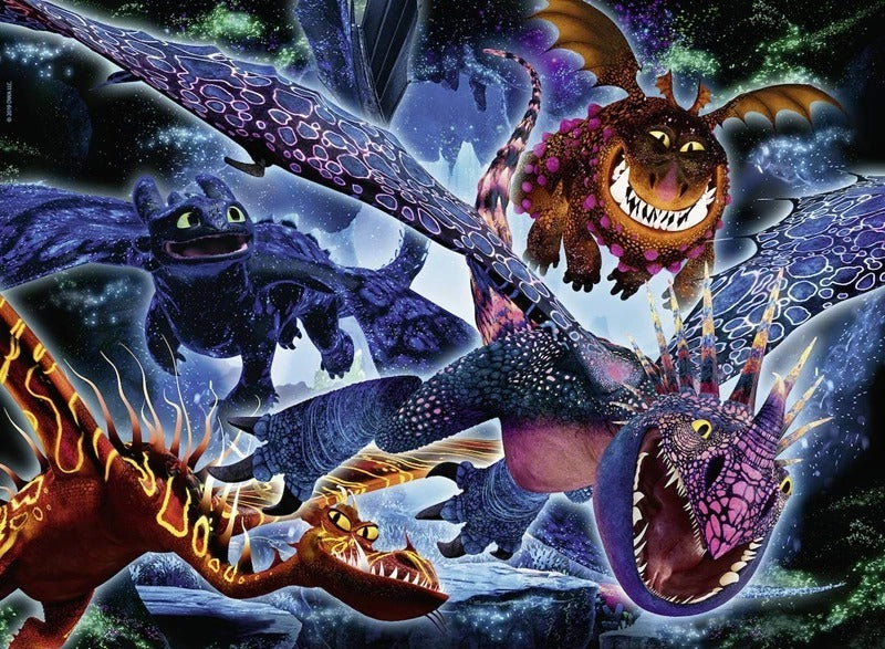 Ravensburger Puzzle 100pc XXL - How To Train Your Dragon 3
