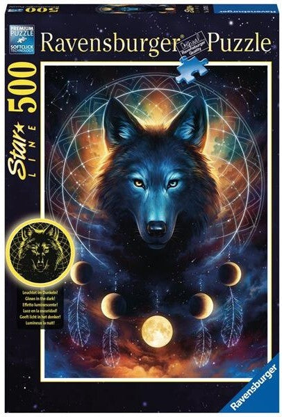 Ravensburger Puzzle 500pc - Lunar Wolf