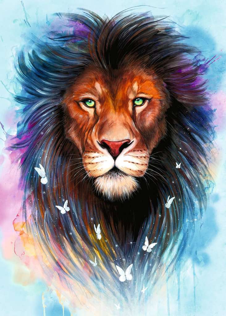 Ravensburger Puzzle 1000pc - Majestic Lion