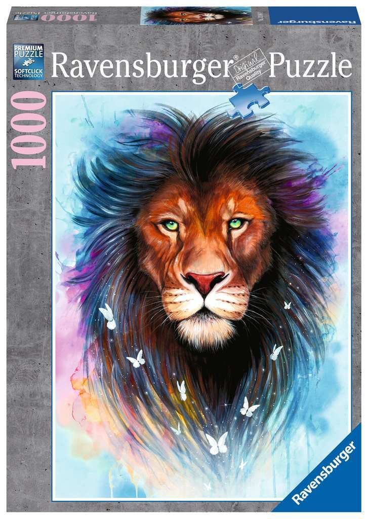 Ravensburger Puzzle 1000pc - Majestic Lion