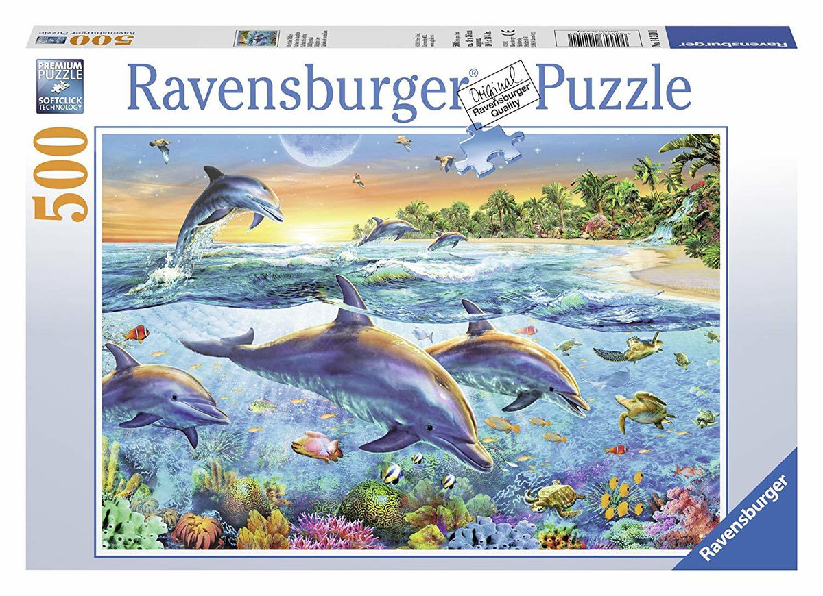 Ravensburger Puzzle 500pc - Dolphin Cove