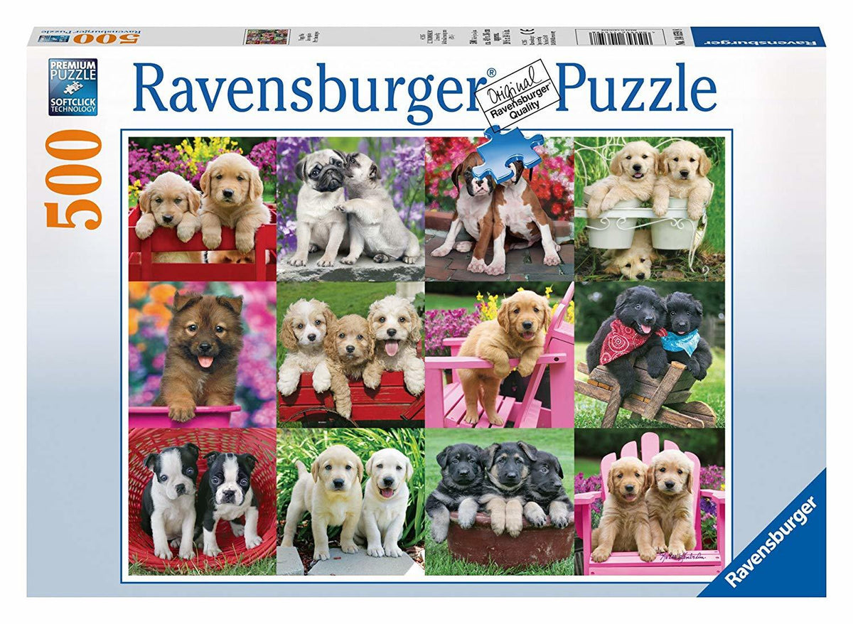 Ravensburger Puzzle 500pc - Puppy Pals