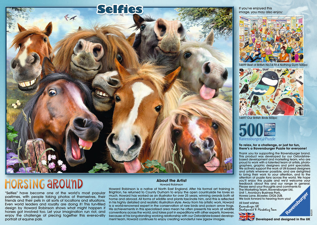 Ravensburger Puzzle 500pc - Horsing Around