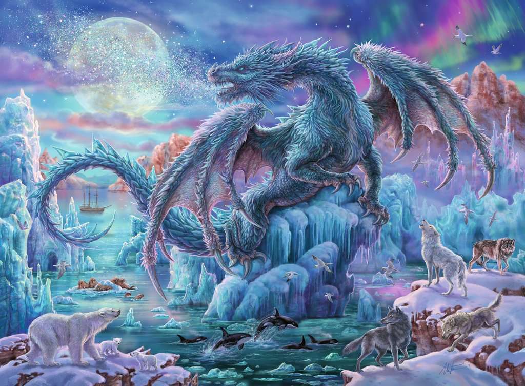Ravensburger Puzzle 500pc - Mystical Dragons