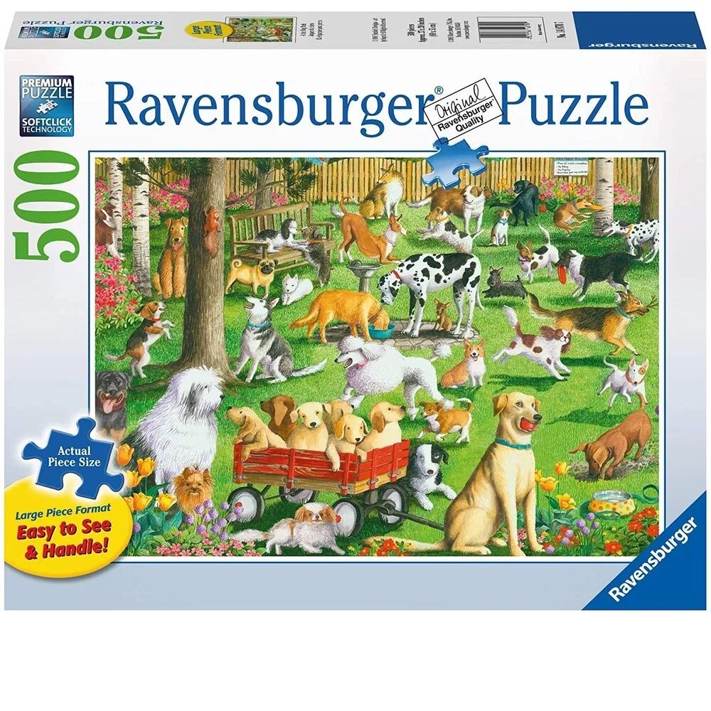 Ravensburger Puzzle 500pc Large Format - At the Dog Park