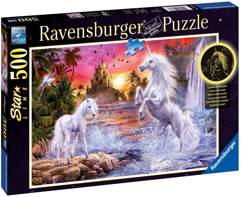 Ravensburger Puzzle 500pc - Unicorns At The River