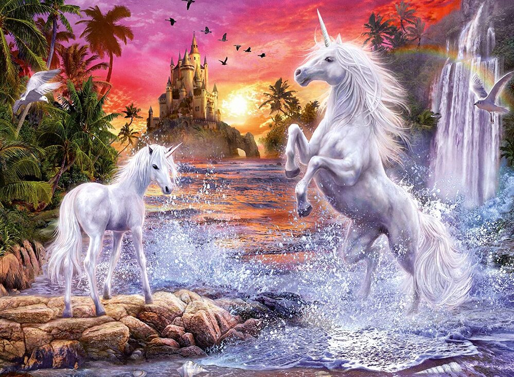 Ravensburger Puzzle 500pc - Unicorns At The River