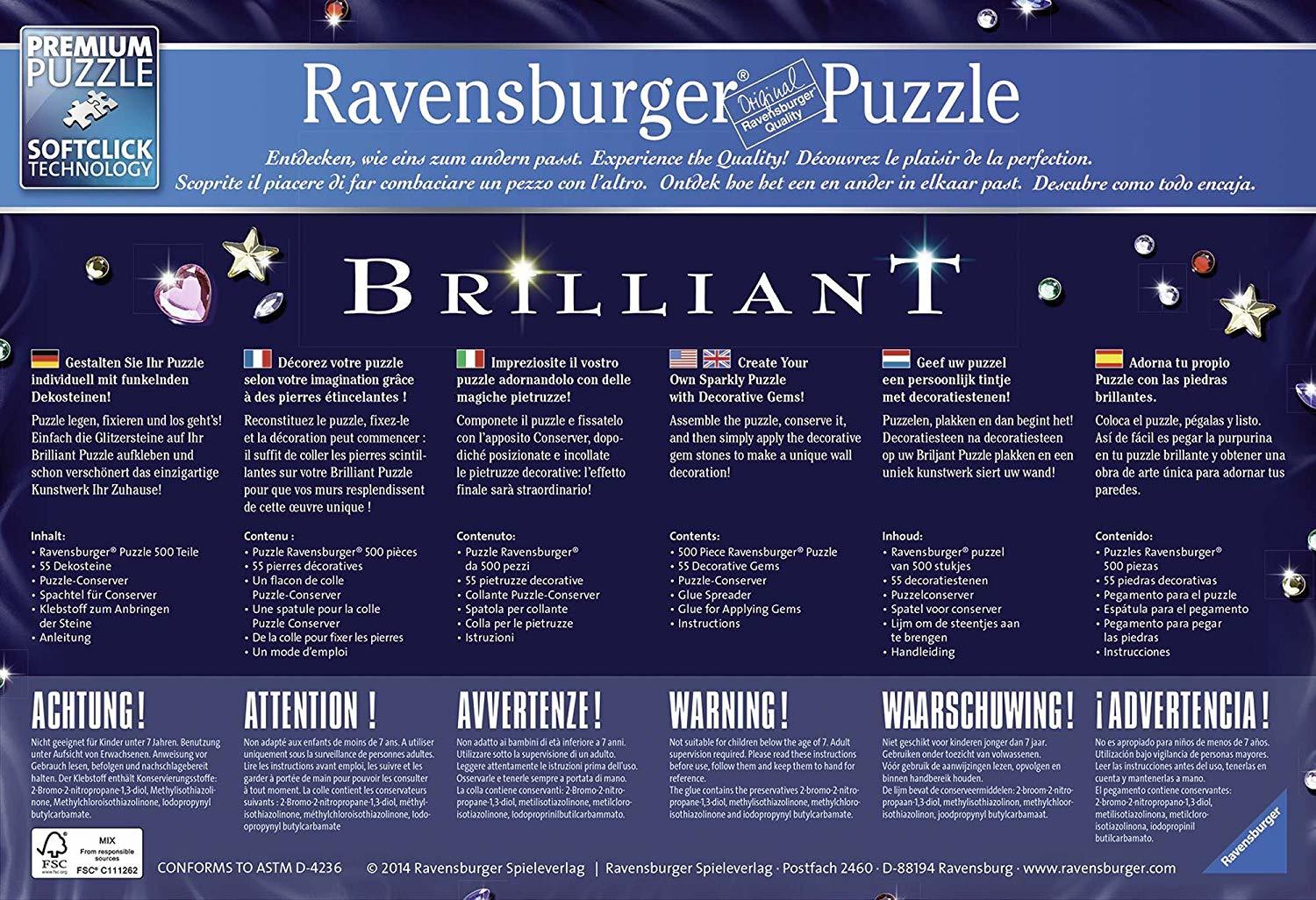 Ravensburger Puzzle 500pc - Brilliant - The Fairy Forest