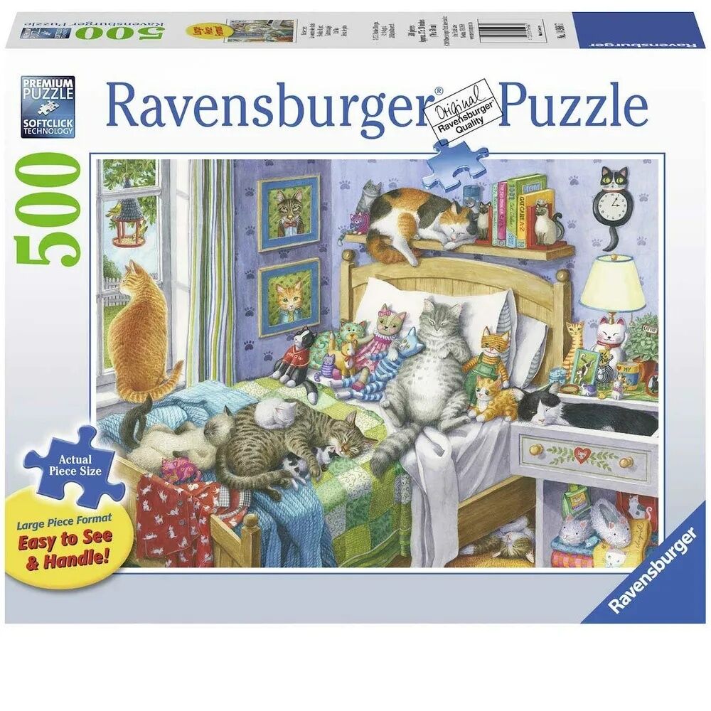 Ravensburger Puzzle 500pc Large Format - Cat Nap