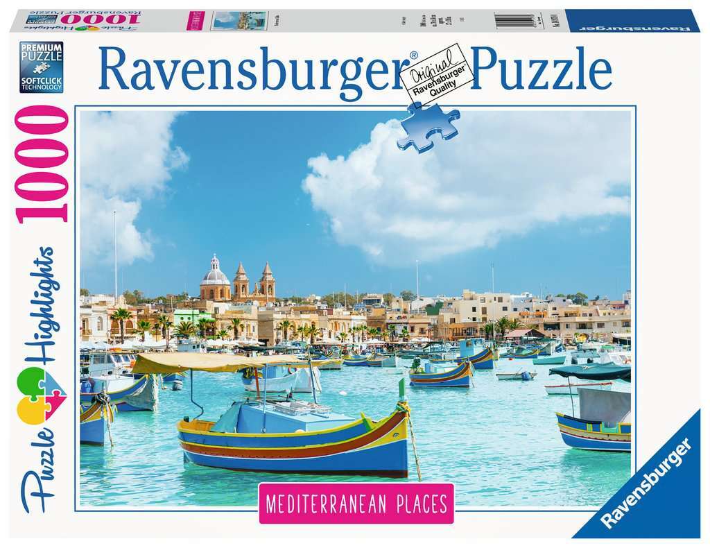 Ravensburger Puzzle 1000pc - Mediterranean Malta