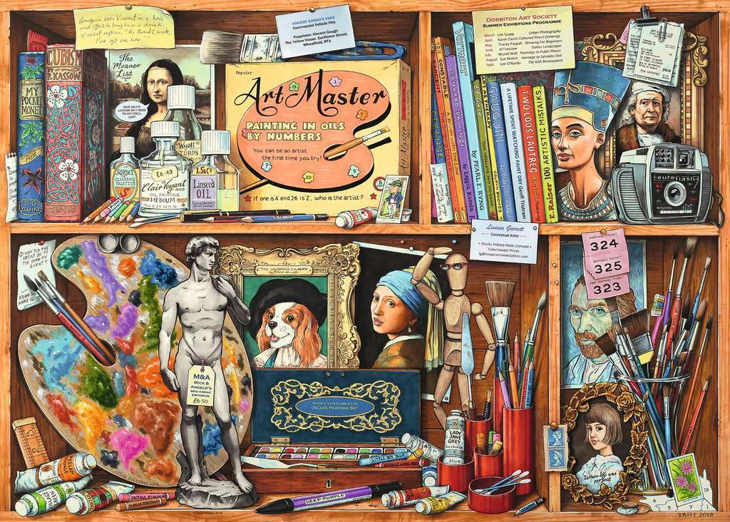 Ravensburger Puzzle 1000pc - The Artists Cabinet