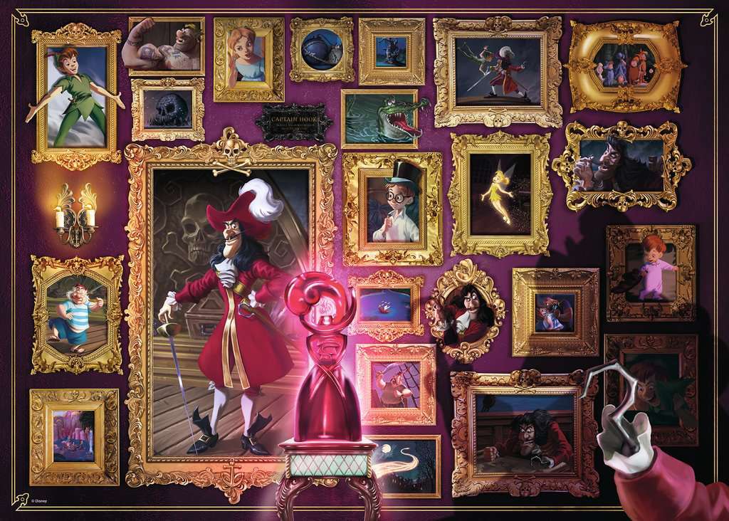 Ravensburger Puzzle 1000pc - Disney Villainous Captain Hook