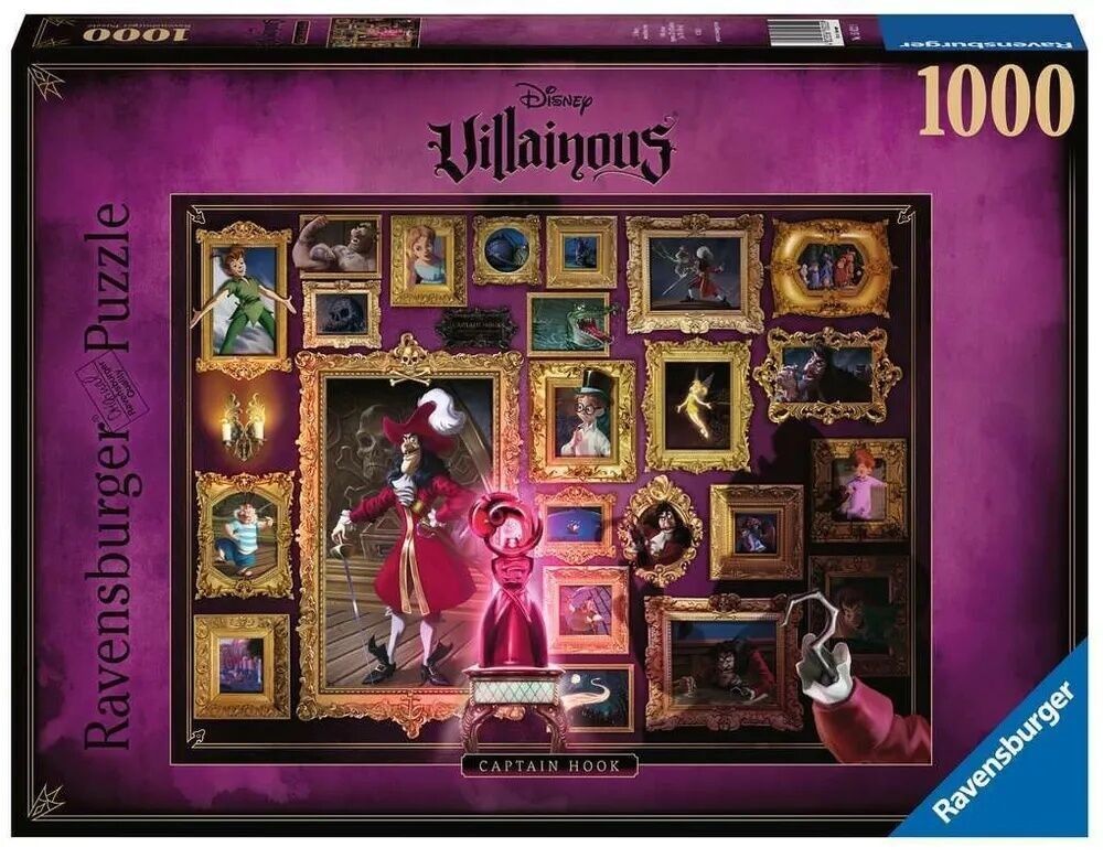 Ravensburger Puzzle 1000pc - Disney Villainous Captain Hook