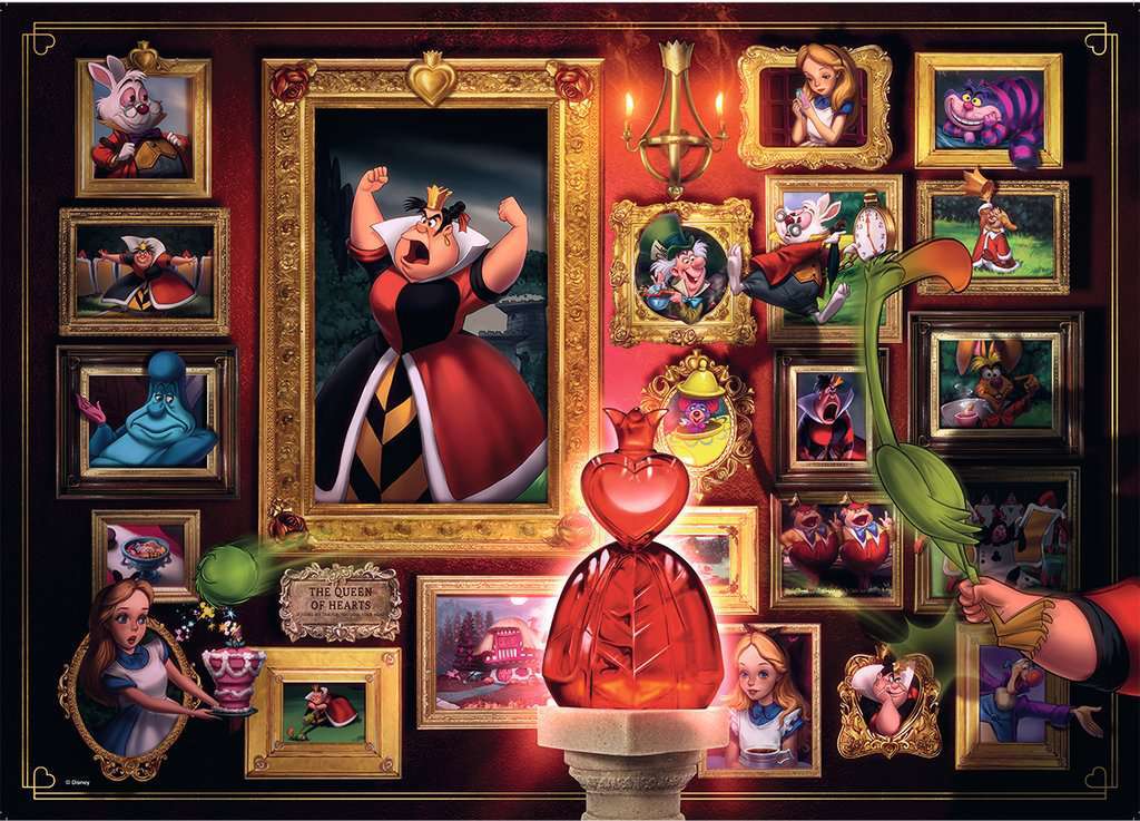 Ravensburger Puzzle 1000pc - Disney Villainous Queen of Hearts