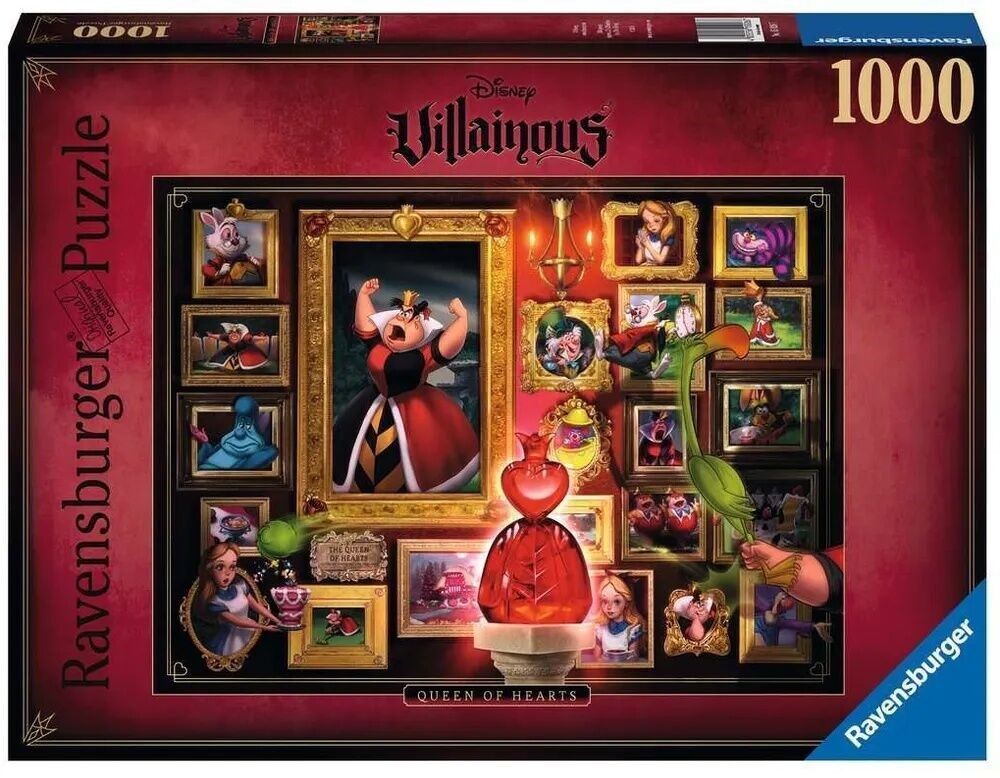 Ravensburger Puzzle 1000pc - Disney Villainous Queen of Hearts