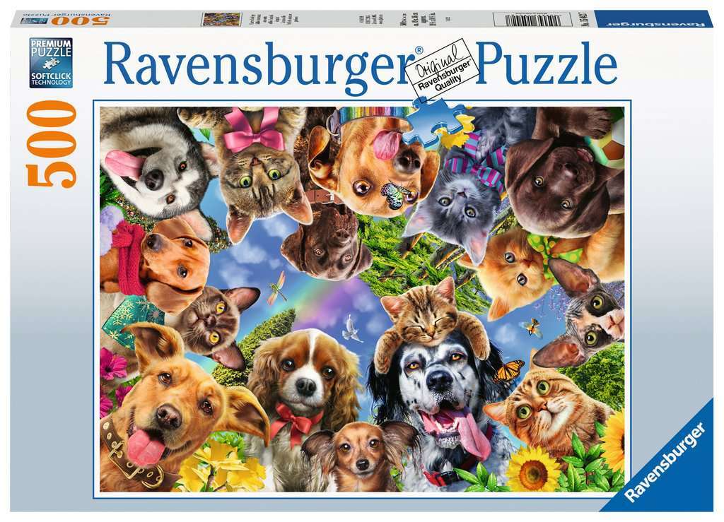 Ravensburger Puzzle 500pc - Animal Selfie
