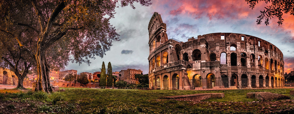 Ravensburger Puzzle 1000pc - Sunset Colosseum Panorama