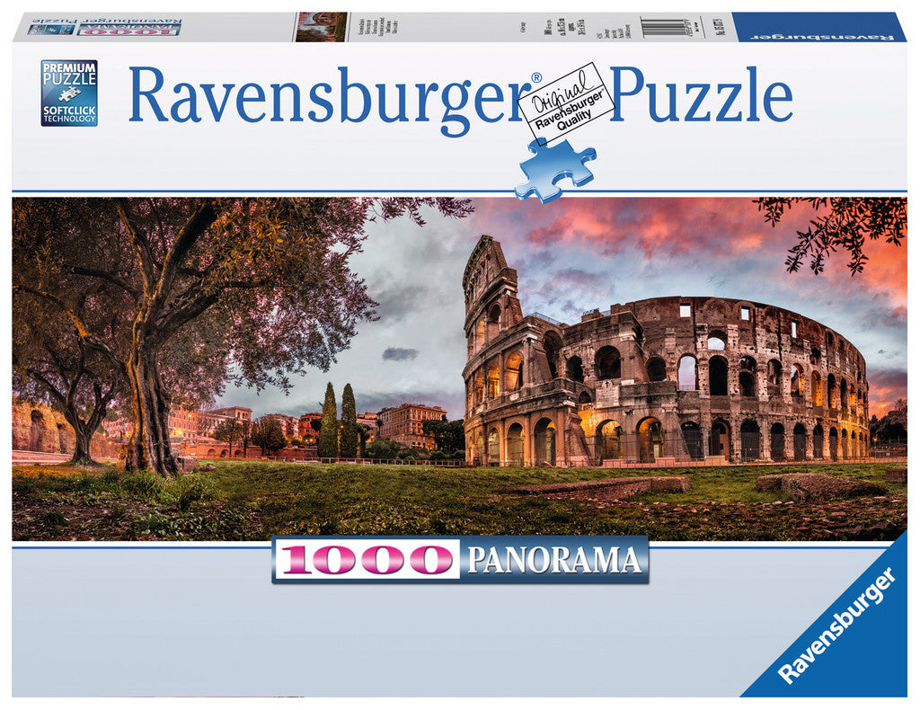 Ravensburger Puzzle 1000pc - Sunset Colosseum Panorama