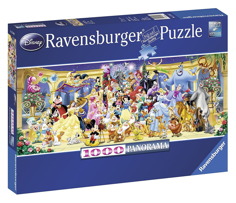 Ravensburger Puzzle 1000pc - Disney Characters Panorama