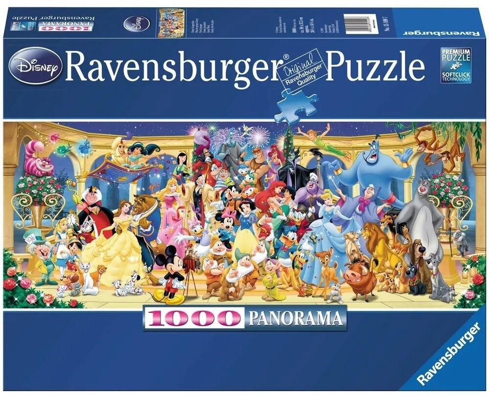 Ravensburger Puzzle 1000pc - Disney Characters Panorama