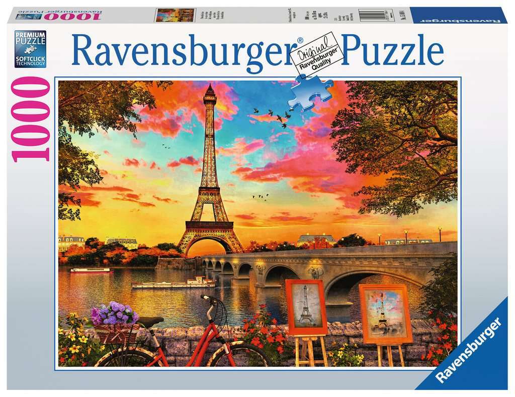 Ravensburger Puzzle 1000pc - The Banks of the Seine