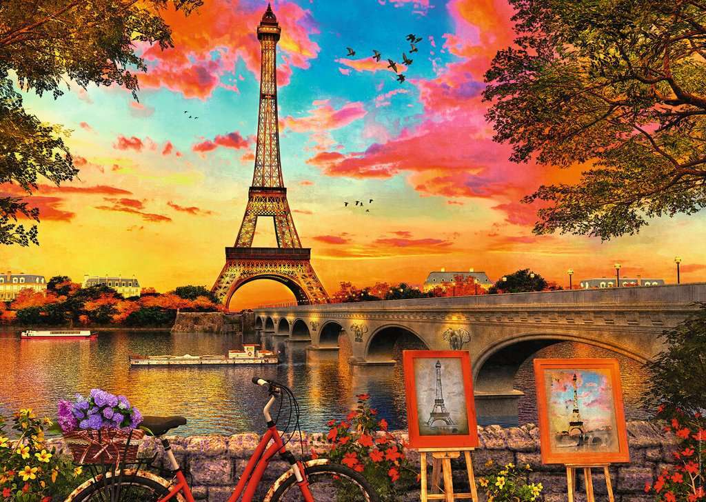 Ravensburger Puzzle 1000pc - The Banks of the Seine