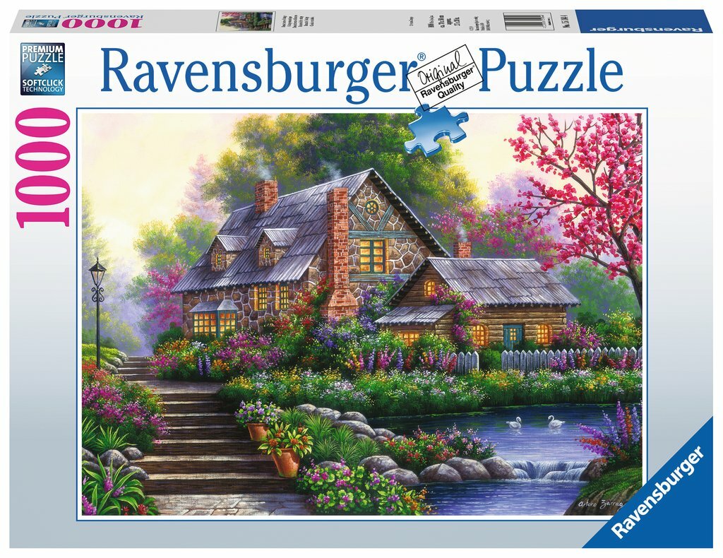 Ravensburger Puzzle 1000pc - Romantic Cottage