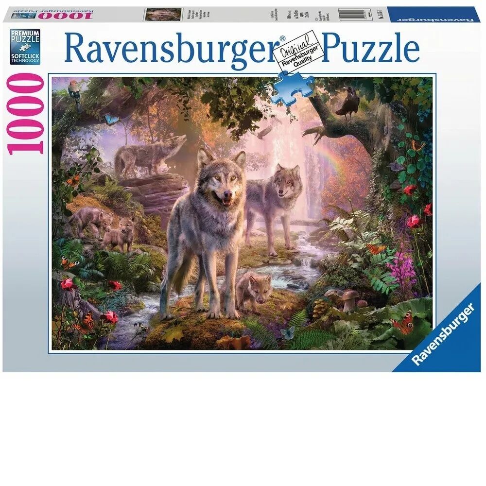 Ravensburger Puzzle 1000pc - Summer Wolves