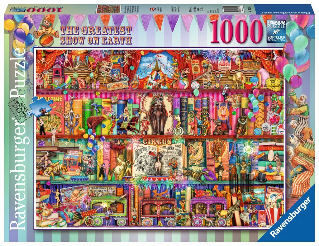 Ravensburger Puzzle 1000pc - The Greatest Show On Earth