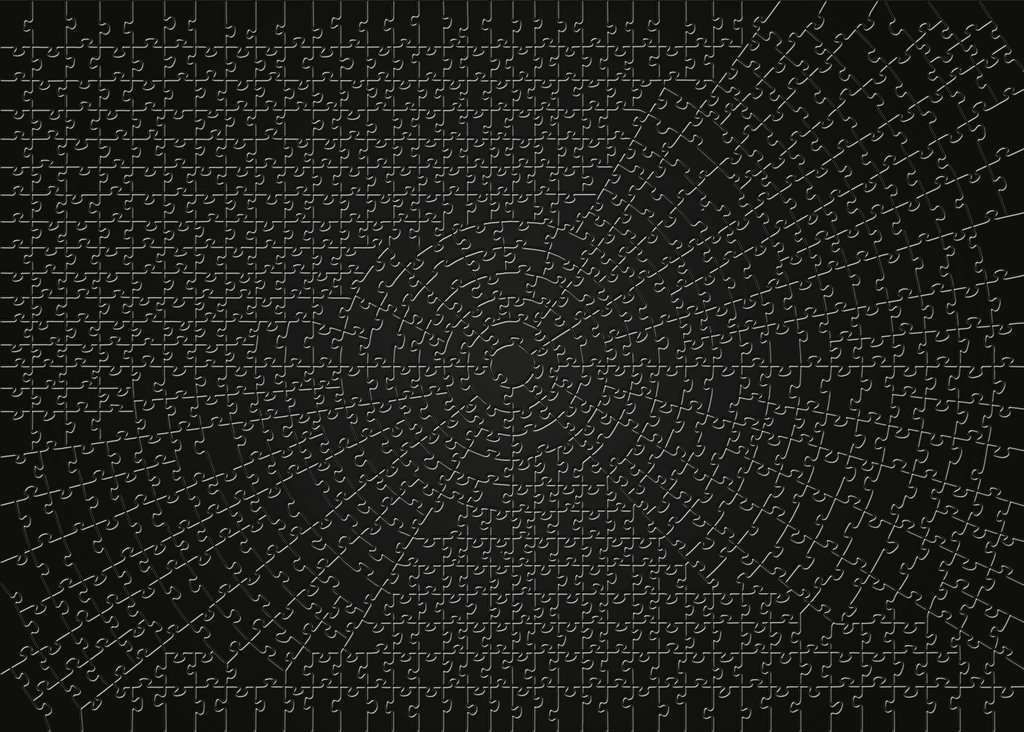 Ravensburger Puzzle 736pc - Krypt Black Spiral