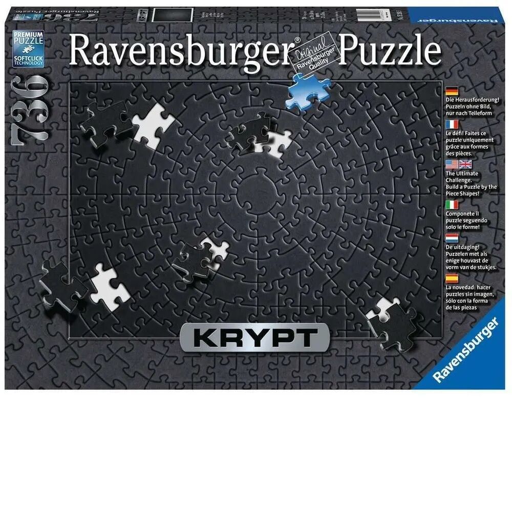 Ravensburger Puzzle 736pc - Krypt Black Spiral