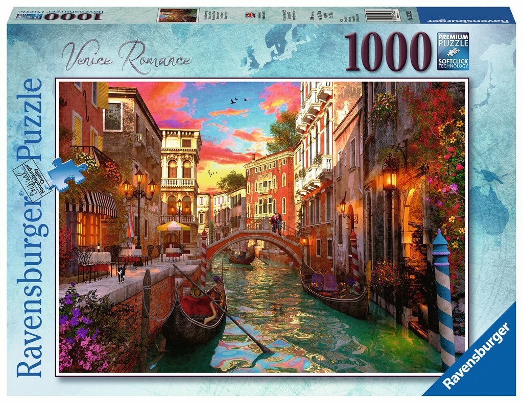 Ravensburger Puzzle 1000pc - Venice Romance