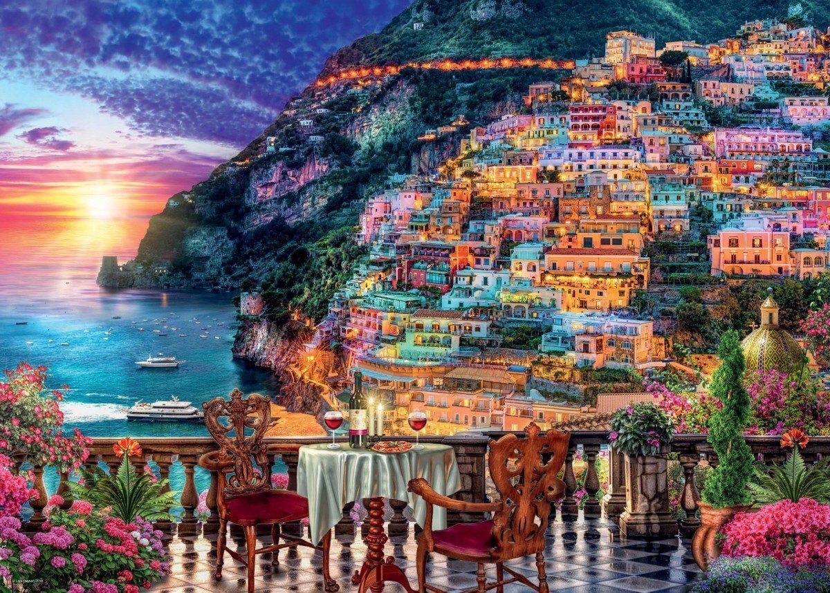 Ravensburger Puzzle 1000pc - Positano Italy