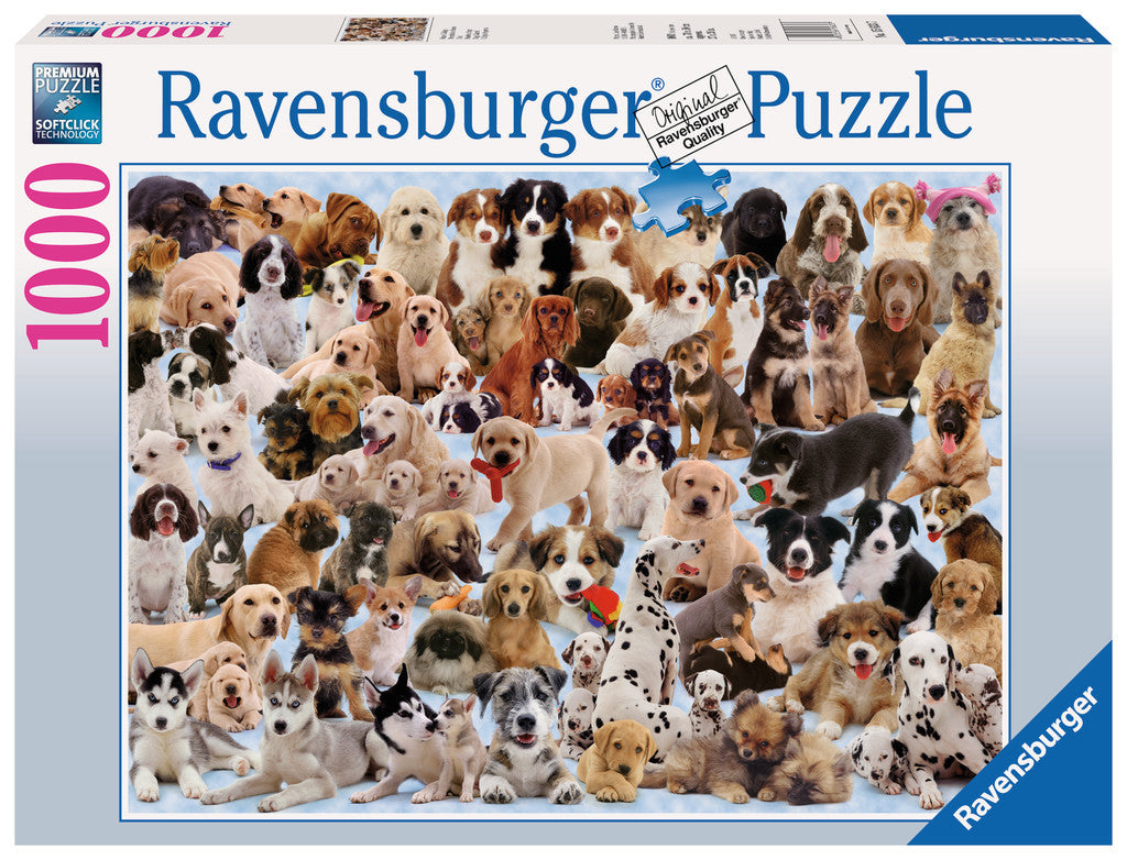 Ravensburger Puzzle 1000pc - Dogs Galore!