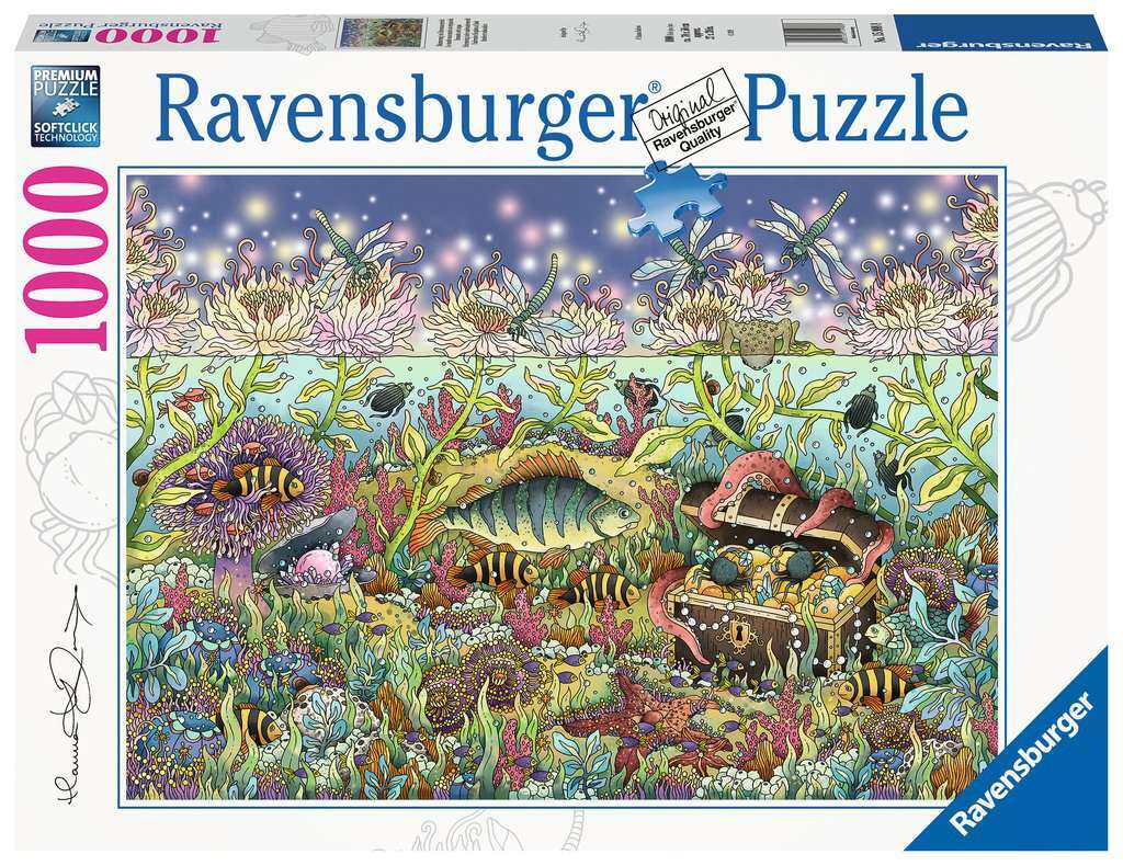 Ravensburger Puzzle 1000pc - Underwater Kingdom at Dusk