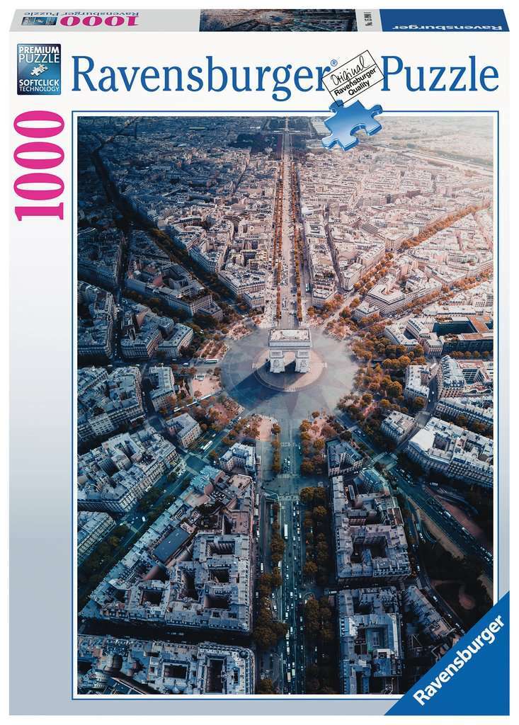Ravensburger Puzzle 1000pc - Paris From Above