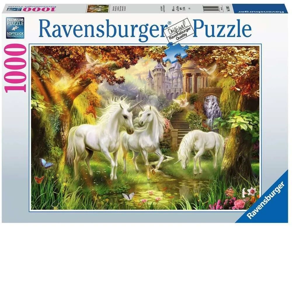 Ravensburger Puzzle 1000pc - Unicorns in the Forest