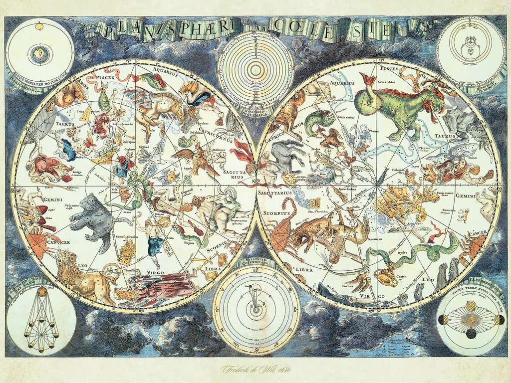 Ravensburger Puzzle 1500pc - World Map of Fantastic Beasts
